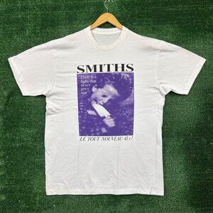 The Smiths There Is a Light That Never Goes Out Rock Band T-Shirt size Extra Lar